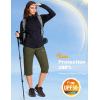 imageMAGCOMSEN Womens Hiking Capri Pants UPF 50 Lightweight Quick Dry Casual Golf Cargo Crop Pants with 5 Pockets SummerArmy Green