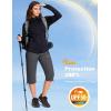 imageMAGCOMSEN Womens Hiking Capri Pants UPF 50 Lightweight Quick Dry Casual Golf Cargo Crop Pants with 5 Pockets SummerDark Grey