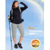imageMAGCOMSEN Womens Hiking Capri Pants UPF 50 Lightweight Quick Dry Casual Golf Cargo Crop Pants with 5 Pockets SummerLight Grey