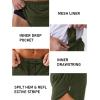 imageMAGCOMSEN Mens Running Shorts Mens 3 Inch Shorts Quick Dry Lightweight for Athleic Workout Gym Sports with Liner PocketArmy Green