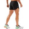 imageMAGCOMSEN Mens Running Shorts Mens 3 Inch Shorts Quick Dry Lightweight for Athleic Workout Gym Sports with Liner PocketBlack
