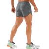 imageMAGCOMSEN Mens Running Shorts Mens 3 Inch Shorts Quick Dry Lightweight for Athleic Workout Gym Sports with Liner PocketLight Grey
