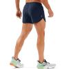 imageMAGCOMSEN Mens Running Shorts Mens 3 Inch Shorts Quick Dry Lightweight for Athleic Workout Gym Sports with Liner PocketNavy