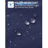 imageMAGCOMSEN Womens Cargo Capris Pants with 6 Pockets Lightweight Water Resistant Hiking Travel Pants Summer CasualNavy