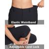 imageMAGCOMSEN Womens Hiking Capris Pants Cargo Lightweight Stretch Water Resistant Joggers with 5 Pockets for OutdoorBlack