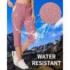imageMAGCOMSEN Womens Hiking Capris Pants Cargo Lightweight Stretch Water Resistant Joggers with 5 Pockets for OutdoorGrey Pink