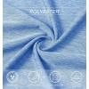 imageMAGCOMSEN Womens Short Sleeve Quick Dry TShirt Cool Wicking Moisture Workout Athletic Hiking Running Yoga Gym 2 Pack2 Packlight Grey light Blue
