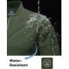 imageMAGCOMSEN Mens Bomber Jacket Casual Windproof Quilted Jacket Full Zip Windbreaker Winter Warm Varsity Jacket with PocketsArmy Green