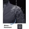 imageMAGCOMSEN Mens Bomber Jacket Casual Windproof Quilted Jacket Full Zip Windbreaker Winter Warm Varsity Jacket with PocketsDark Grey