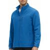 imageMAGCOMSEN Mens Lightweight Softshell Jacket Fleece Lined Tactical Waterproof Windbreaker Rain Jacket for Outdoor HikingBlue Green