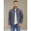 imageMAGCOMSEN Mens Lightweight Softshell Jacket Fleece Lined Tactical Waterproof Windbreaker Rain Jacket for Outdoor HikingDark Grey
