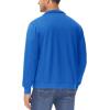 imageMAGCOMSEN Mens Track Jackets Lightweight FullZip Casual Coat Workout Running Athletic Active Jacket With PocketsBright Blue