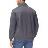 imageMAGCOMSEN Mens Track Jackets Lightweight FullZip Casual Coat Workout Running Athletic Active Jacket With PocketsDark Grey