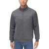 imageMAGCOMSEN Mens Track Jackets Lightweight FullZip Casual Coat Workout Running Athletic Active Jacket With PocketsDark Grey