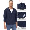 imageMAGCOMSEN Mens Track Jackets Lightweight FullZip Casual Coat Workout Running Athletic Active Jacket With PocketsNavy