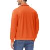 imageMAGCOMSEN Mens Track Jackets Lightweight FullZip Casual Coat Workout Running Athletic Active Jacket With PocketsOrange