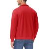 imageMAGCOMSEN Mens Track Jackets Lightweight FullZip Casual Coat Workout Running Athletic Active Jacket With PocketsTomato Red