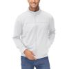 imageMAGCOMSEN Mens Track Jackets Lightweight FullZip Casual Coat Workout Running Athletic Active Jacket With PocketsWhite