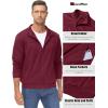 imageMAGCOMSEN Mens Track Jackets Lightweight FullZip Casual Coat Workout Running Athletic Active Jacket With PocketsWine Red
