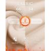 imageMAGCOMSEN Womens Fleece Lined Sweatpants Wide Leg Warm Winter Cotton High Waisted Lounge Straight Leg Pants PocketsApricot