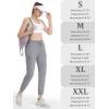 imageMAGCOMSEN Womens Hiking Cargo Pants Lightweight Quick Dry Water Resistant Jogger Zipper Pockets Outdoor Athletic CasualLight Grey