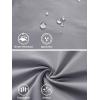 imageMAGCOMSEN Womens Hiking Cargo Pants Lightweight Quick Dry Water Resistant Jogger Zipper Pockets Outdoor Athletic CasualLight Grey