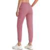 imageMAGCOMSEN Womens Hiking Cargo Pants Lightweight Quick Dry Water Resistant Jogger Zipper Pockets Outdoor Athletic CasualPink