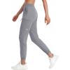 imageMAGCOMSEN Womens Hiking Cargo Pants Lightweight Quick Dry Water Resistant Jogger Zipper Pockets Outdoor Athletic CasualLight Grey