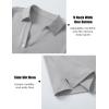 imageMAGCOMSEN Womens Polo Shirts Short Sleeve UPF 50 Sun Protection Golf Shirt V Neck Collared Tops Dry FitLight Grey