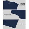 imageMAGCOMSEN 2 Pack Mens UPF 80 Tank Tops Quick Dry Workout Gym Sleeveless Muscle Shirts Cooling Summer Beach Swim ShirtBlackNavy