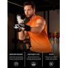imageMAGCOMSEN 2 Pack Mens UPF 80 Tank Tops Quick Dry Workout Gym Sleeveless Muscle Shirts Cooling Summer Beach Swim ShirtNavyOrange