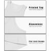 imageMAGCOMSEN 3 Pack Mens UPF 50 Tank Top Quick Dry Summer Workout Muscle Sleeveless Shirts for Swim Beach BodybuildingWhiteWhiteWhite