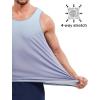 imageMAGCOMSEN Mens Muscle Tank Tops UPF80 Workout Tank Sleeveless Quick Dry Bodybuilding ShirtsBlue Purple