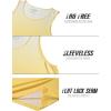 imageMAGCOMSEN Mens Muscle Tank Tops UPF80 Workout Tank Sleeveless Quick Dry Bodybuilding ShirtsYellow White