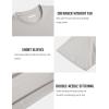 imageMAGCOMSEN Mens TShirts Short Sleeve Cotton Crew Neck Soft Breathable T Shirts Casual Plain Classic Summer TeesBeige