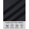 imageMAGCOMSEN Mens TShirts Short Sleeve Cotton Crew Neck Soft Breathable T Shirts Casual Plain Classic Summer TeesBlack