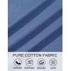 imageMAGCOMSEN Mens TShirts Short Sleeve Cotton Crew Neck Soft Breathable T Shirts Casual Plain Classic Summer TeesGrey Blue