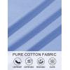 imageMAGCOMSEN Mens TShirts Short Sleeve Cotton Crew Neck Soft Breathable T Shirts Casual Plain Classic Summer TeesLight Blue