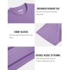 imageMAGCOMSEN Mens TShirts Short Sleeve Cotton Crew Neck Soft Breathable T Shirts Casual Plain Classic Summer TeesLight Purple