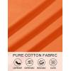 imageMAGCOMSEN Mens TShirts Short Sleeve Cotton Crew Neck Soft Breathable T Shirts Casual Plain Classic Summer TeesOrange