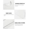 imageMAGCOMSEN Mens TShirts Short Sleeve Cotton Crew Neck Soft Breathable T Shirts Casual Plain Classic Summer TeesWhite