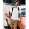 imageMAGCOMSEN Mens TShirts Short Sleeve Cotton Crew Neck Soft Breathable T Shirts Casual Plain Classic Summer TeesWhite