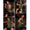 imageMAGCOMSEN Mens Tank Top Sleeveless Muscle Shirts Quick Dry Workout Gym Cut Off Shirt Lightweight Summer Bodybuilding TeeArmy Green