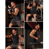 imageMAGCOMSEN Mens Tank Top Sleeveless Muscle Shirts Quick Dry Workout Gym Cut Off Shirt Lightweight Summer Bodybuilding TeeBlack