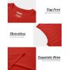 imageMAGCOMSEN Mens Tank Top UPF 50 Sleeveless Shirts Gym Workout Muscle Shirt Cotton Lightweight Cooling Summer Tank Top for Swim Tomato Red 2XL