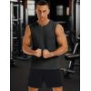 imageMAGCOMSEN Mens Tank Tops Moisture Wicking Workout Quick Dry Athletic Gym Muscle Running Sleeveless ShirtsBlack