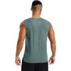 imageMAGCOMSEN Mens Tank Tops Moisture Wicking Workout Quick Dry Athletic Gym Muscle Running Sleeveless ShirtsDark Green
