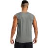 imageMAGCOMSEN Mens Tank Tops Moisture Wicking Workout Quick Dry Athletic Gym Muscle Running Sleeveless ShirtsGrey