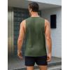 imageMAGCOMSEN Mens Tank Tops Workout Gym Sleeveless Shirts Moisture Wicking Breathable Muscle Shirt Casual Summer TanksArmy Green