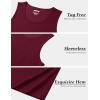 imageMAGCOMSEN Mens Tank Tops Workout Gym Sleeveless Shirts Moisture Wicking Breathable Muscle Shirt Casual Summer TanksBurgundy